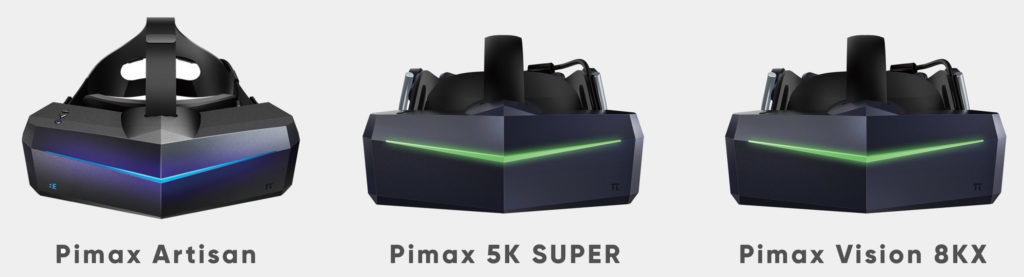 Pimax headset lineup