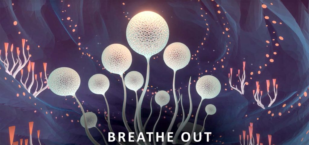 Breath controlled VR meditation app, Deep