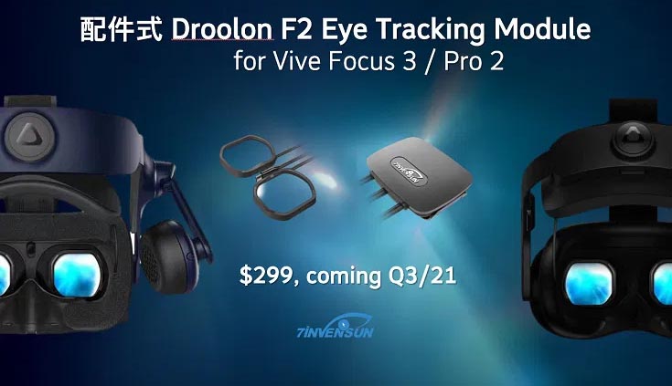 Eye tracking model for the HTC Vive Focus 3 and Pro 2 - 7invensun