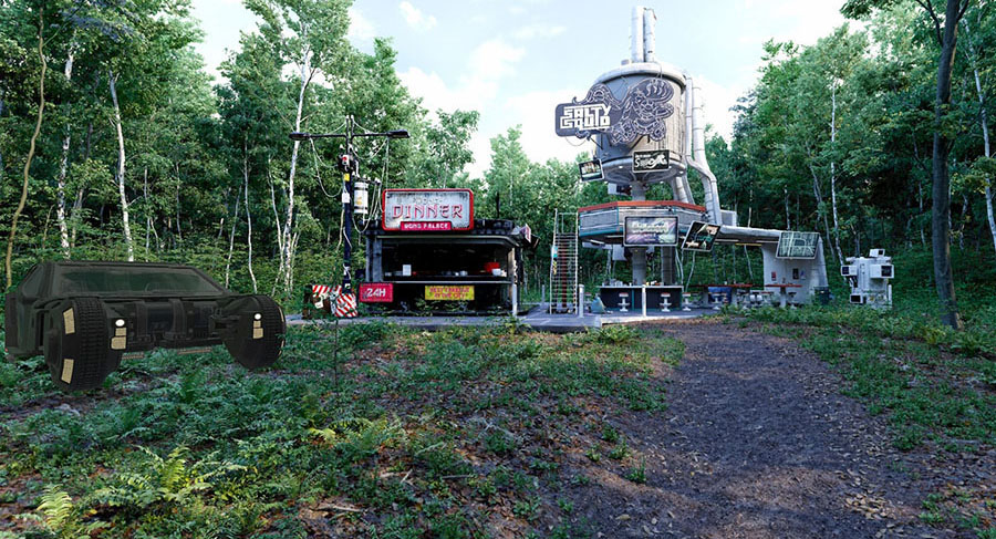 Steampunk Forest