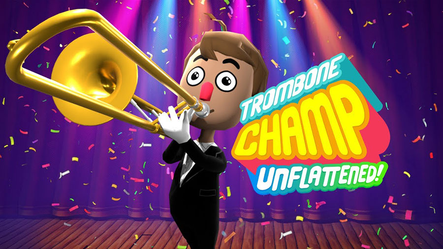 VR Trombone game The Great Unflattening